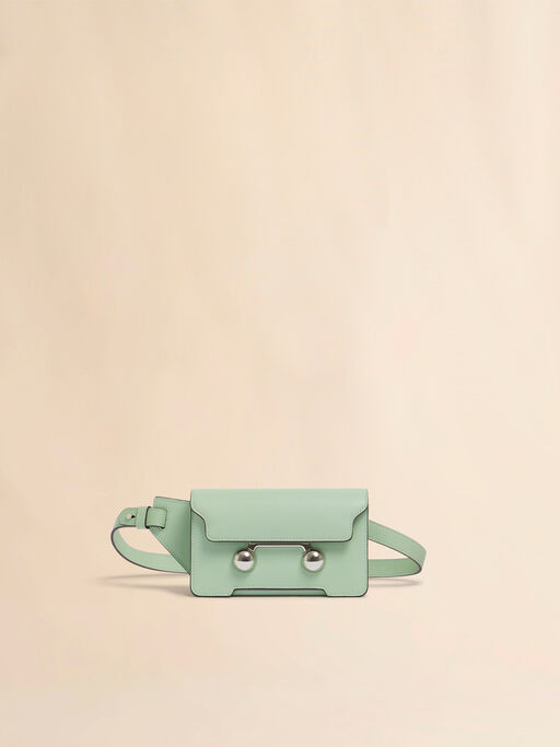 Light green leather Trunkaroo crossbody bag - Belt Bags