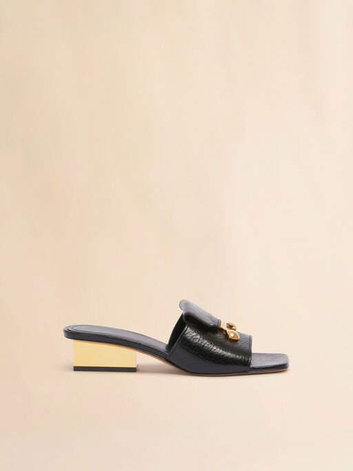 Black leather Trunkaroo sandal - Sandals